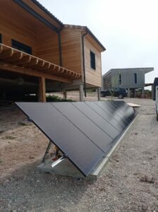 Site isolé - 12 panneaux solaires - Camplong 34 - Avril 2021 |Installateur solaire Libow