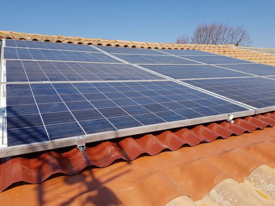 Intervention sur Panneaux solaires en surimposition